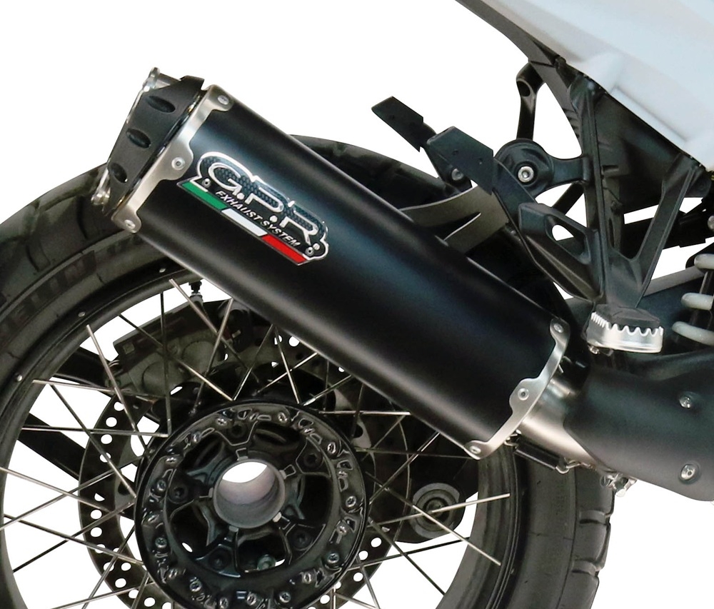 GPR escape compatível com Harley Davidson Pan America 1250 2020-2024, Hyper Dual Black Titanium, Escape legal, homologado, silenciador com db killer removível e tubo de ligação específico 