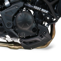 Escape compatível com Kawasaki Ninja 650 2023-2025, GP-Revo Black Titanium, Sistema de escapamento de corrida incluindo tubo de ligação específico com dbkiller 