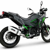 GPR escape compatível com Kawasaki KLE 500 2026-2027, Albus Ceramic, Escape legal, homologado, silenciador com db killer removível e tubo de ligação específico 