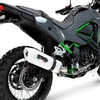 GPR escape compatível com Kawasaki KLE 500 2026-2027, Albus Ceramic, Escape legal, homologado, silenciador com db killer removível e tubo de ligação específico 