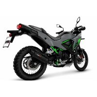 GPR escape compatível com Kawasaki KLE 500 2026-2027, Furore-X Titanio Nero, Escape legal, homologado, silenciador com db killer removível e tubo de ligação específico 