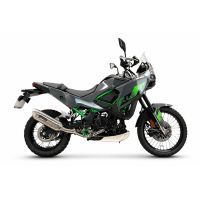 GPR escape compatível com Kawasaki KLE 500 2026-2027, Furore-X Acciaio Inox, Escape legal, homologado, silenciador com db killer removível e tubo de ligação específico 