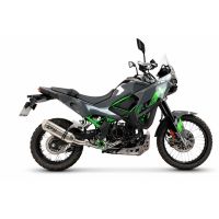 GPR escape compatível com Kawasaki KLE 500 2026-2027, PENTA ADVENTURE FULL TITANIUM, Escape legal, homologado, silenciador com db killer removível e tubo de ligação específico 
