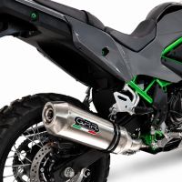 GPR escape compatível com Kawasaki KLE 500 2026-2027, PENTA ADVENTURE FULL TITANIUM, Escape legal, homologado, silenciador com db killer removível e tubo de ligação específico 