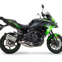 GPR escape compatível com  Kawasaki Versys 650 2023-2025, Furore-X Titanio, Silenciador homologado para ruído, com catalisador, linha completa 