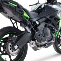 Escape compatível com Kawasaki Versys 650 2023-2025, M3 Black Titanium, Escape racing linha completa, silencioso mais coletor com dbkiller, não homologado 