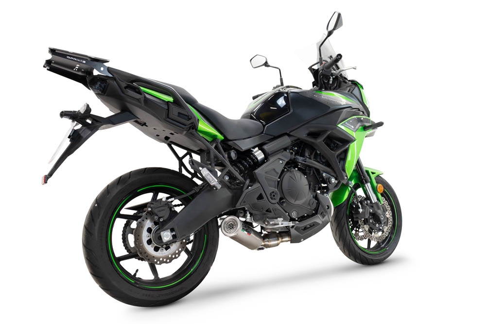 Escape compatível com Kawasaki Versys 650 2023-2025, M3 Inox , Escape Racing, linha completa, fornecido com coletor específico, artigo sem homologação 