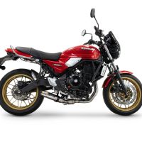 Escape compatível com Kawasaki Z 650 RS 2024-2025, Deeptone Inox, Escape Racing, linha completa, fornecido com coletor específico, artigo sem homologação 