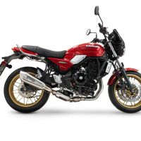GPR escape compatível com  Kawasaki Z 650 RS 2024-2025, GP-Revo Titanium, Silenciador homologado para ruído, com catalisador, linha completa 