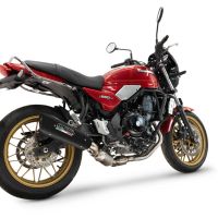GPR escape compatível com  Kawasaki Z 650 RS 2024-2025, GP-Revo Black Titanium, Silenciador homologado para ruído, com catalisador, linha completa 