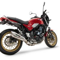 GPR escape compatível com  Kawasaki Z 650 RS 2024-2025, GP-Revo Titanium, Silenciador homologado para ruído, com catalisador, linha completa 