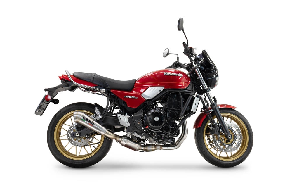 GPR escape compatível com  Kawasaki Z 650 RS 2024-2025, Powercone Evo, Silenciador homologado para ruído, com catalisador, linha completa 