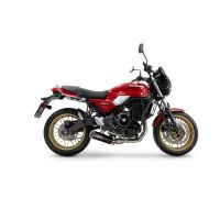 GPR escape compatível com Kawasaki Z 650 RS 2024-2025, M3 Black Titanium, Escape racing linha completa, silencioso mais coletor com dbkiller, não homologado 
