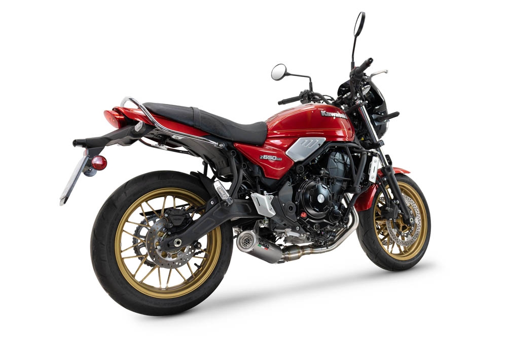 Escape compatível com Kawasaki Z 650 RS 2024-2025, M3 Inox , Escape Racing, linha completa, fornecido com coletor específico, artigo sem homologação 