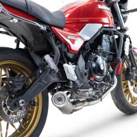Escape compatível com Kawasaki Z 650 RS 2024-2025, M3 Inox , Escape Racing, linha completa, fornecido com coletor específico, artigo sem homologação 