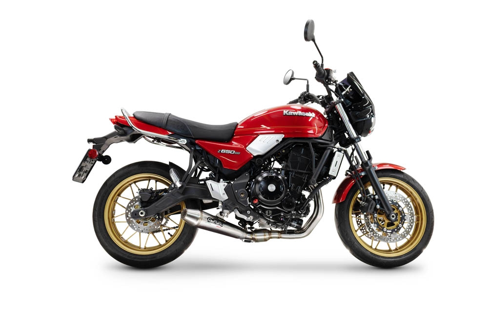 Escape compatível com Kawasaki Z 650 RS 2024-2025, Ultracone, Escape Racing, linha completa, fornecido com coletor específico, artigo sem homologação 