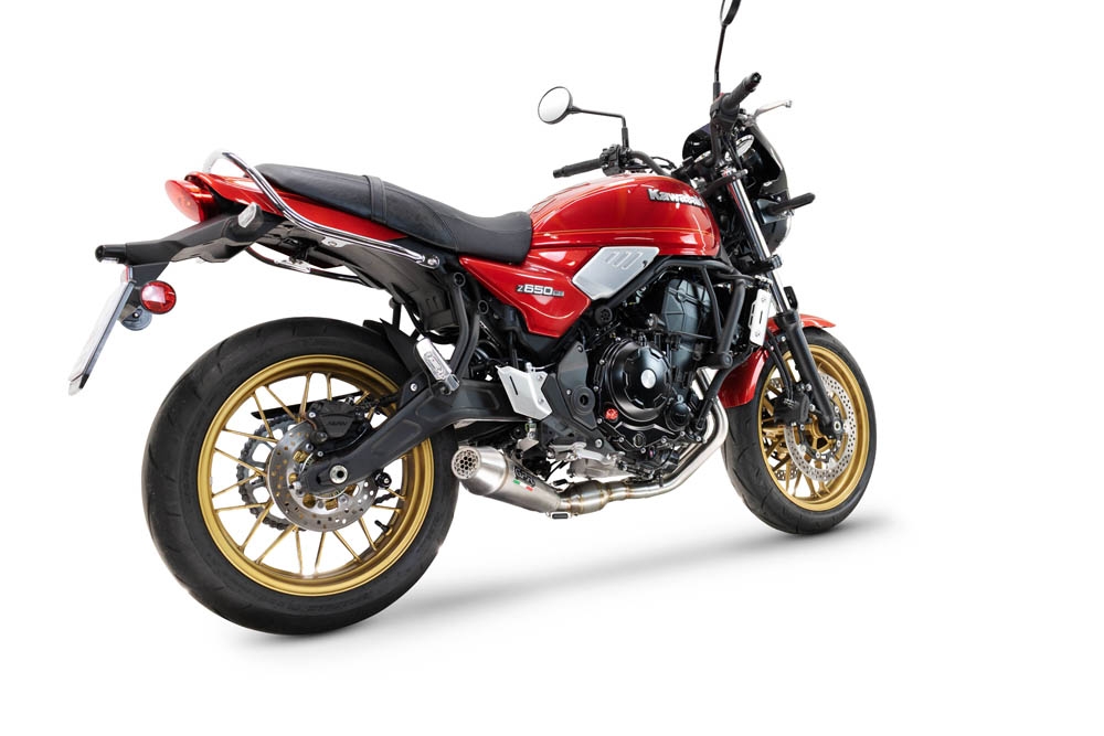 Escape compatível com Kawasaki Z 650 RS 2024-2025, Ultracone, Escape Racing, linha completa, fornecido com coletor específico, artigo sem homologação 