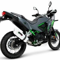 GPR escape compatível com Kawasaki KLE 500 2026-2027, Albus Ceramic, Escape legal, homologado, silenciador com db killer removível e tubo de ligação específico 