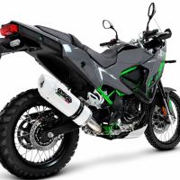 GPR escape compatível com Kawasaki KLE 500 2026-2027, Albus Ceramic, Escape legal, homologado, silenciador com db killer removível e tubo de ligação específico 