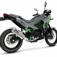 GPR escape compatível com Kawasaki KLE 500 2026-2027, Dune Triovale Titanio, Escape legal, homologado, silenciador com db killer removível e tubo de ligação específico 