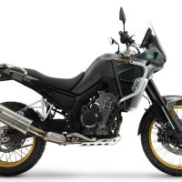 Escape compatível com Kove 800X 2024-2026,Dual Inox,Sistema de escapamento de corrida incluindo tubo de ligação específico com dbkiller 