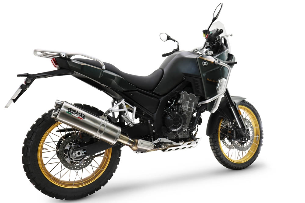 Escape compatível com Kove 800X 2024-2026,Dual Inox,Sistema de escapamento de corrida incluindo tubo de ligação específico com dbkiller 