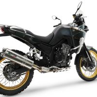 Escape compatível com Kove 800X 2024-2026,Dual Inox,Sistema de escapamento de corrida incluindo tubo de ligação específico com dbkiller 