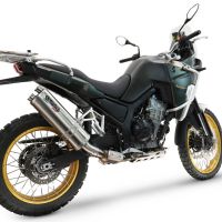 Escape compatível com Kove 800X 2024-2026,Dual Inox,Sistema de escapamento de corrida incluindo tubo de ligação específico com dbkiller 