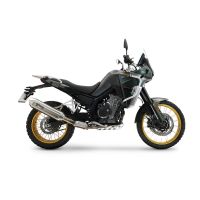 GPR escape compatível com Kove 800X 2024-2026, Furore-X Acciaio Inox, Sistema de escapamento de corrida incluindo tubo de ligação específico com dbkiller 