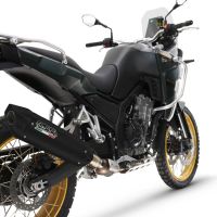 Escape compatível com Kove 800X 2024-2026,Furore-X Titanio Nero,Sistema de escapamento de corrida incluindo tubo de ligação específico com dbkiller 