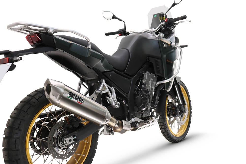 Escape compatível com Kove 800X 2024-2026,Furore-X Acciaio Inox,Sistema de escapamento de corrida incluindo tubo de ligação específico com dbkiller 