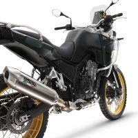 Escape compatível com Kove 800X 2024-2026,Furore-X Acciaio Inox,Sistema de escapamento de corrida incluindo tubo de ligação específico com dbkiller 