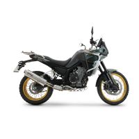 GPR escape compatível com Kove 800X 2024-2026, Dune Triovale Titanio, Escape legal, homologado, silenciador com db killer removível e tubo de ligação específico 