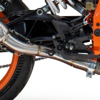 GPR escape compatível com  Ktm Duke 250 2024-2025, Powercone Evo, Escape legal, homologado, silenciador com db killer removível e tubo de ligação específico 