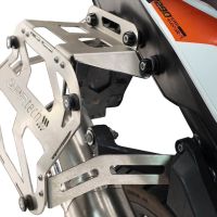 GPR TECH compatível com  Ktm Lc 8 Adventure 1190 2013/2016 e3 Par de malas laterais em alumínio com o lado direito contornado, cor preta com porta-bagagem específico Capacidade 38 LT. + 32 LT.