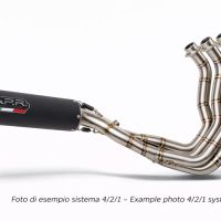 GPR escape compatível com Honda Cbr 1000 RR 2008-2013, M3 Black Titanium, Escape racing linha completa, silencioso mais coletor com dbkiller, não homologado  