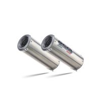 GPR escape compatível com Yamaha Fz6 600-Fazer S1-S2 2004-2013, M3 Inox , Par de silenciosos de escape homologadas, com db killer removível e tubos de ligação específicos 
