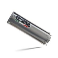 Escape compatível com Benelli Bn 302 S 2017-2024, M3 Titanium Natural, Escape legal, homologado, silenciador com db killer removível e tubo de ligação específico 