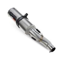 Escape compatível com Triumph Trident 660 2021-2024, M3 Titanium Natural, Escape completo, não legal para países da UE, com db killer removível 