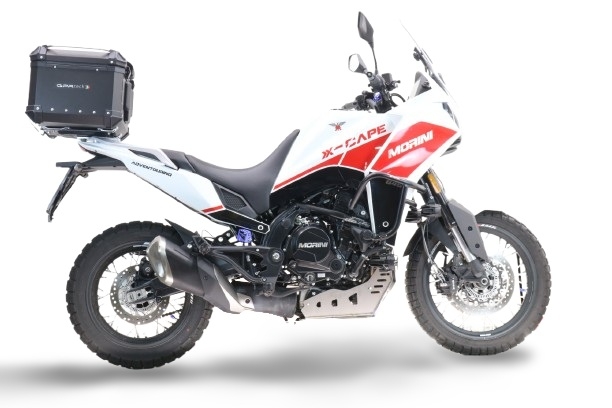 GPR TECH compatível com Moto Morini X-CAPE 650 2021/2024 e5 Placa antiderrapante de titânio 