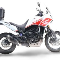 GPR TECH compatível com Moto Morini X-CAPE 650 2021/2024 e5 Placa antiderrapante de titânio 