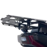 Porta-malas GPR TECH compatível com Sym ADX 300 2024/2026 e5 Plus Rack traseiro específico Top Case ALPITECH 35 - 45 - 55 LT Rack traseiro específico, aço inox com 4 pontos de ancoragem