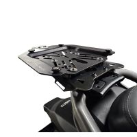 GPR TECH compatível com Hero Xpulse 200 4V 2025/2026 E5 plus Placa de encaixe específica Top Case ALPITECH 35-45-55 LT compatível com bagageiro original, aço inox com 4 pontos de ancoragem