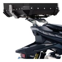porta-malas GPR TECH compatível com Voge SR 450 X 2026/2027 e5 plus Rack traseiro específico Top Case ALPITECH 26 LT Rack traseiro específico, aço inox com 4 pontos de ancoragem