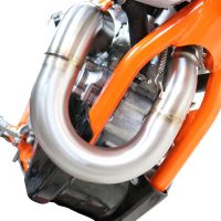GPR escape compatível com  Gas Gas EC 500 F 2024-2025, Pentacross Inox, Escape racing linha completa, silencioso mais coletor com dbkiller, não homologado  