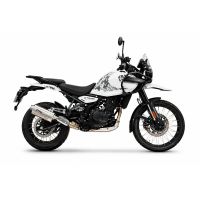 GPR escape compatível com Royal Enfield Guerrilla 450 2024-2025, Dune Triovale Titanio, Escape legal, homologado, silenciador com db killer removível e tubo de ligação específico 