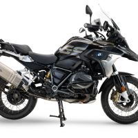 Escape compatível com Bmw R 1250 Gs -Adventure 2019-2020, Hyper Sonic Titanium, Escape legal, homologado, silenciador com db killer removível e tubo de ligação específico 