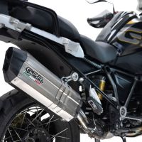 Escape compatível com Bmw R 1250 Gs -Adventure 2019-2020, Hyper Sonic Titanium, Escape legal, homologado, silenciador com db killer removível e tubo de ligação específico 