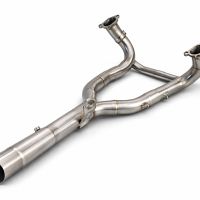 GPR escape compatível com Bmw R 1300 GS Adventure 2024-2026, Decatalizzatore Full Titanium, Sistema racing  Sistema de tubo para eliminar o catalisador 