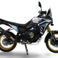 GPR escape compatível com  Voge DS 800 Rally 2025-2026, Ghisa , Escape legal, homologado, silenciador com db killer removível e tubo de ligação específico 